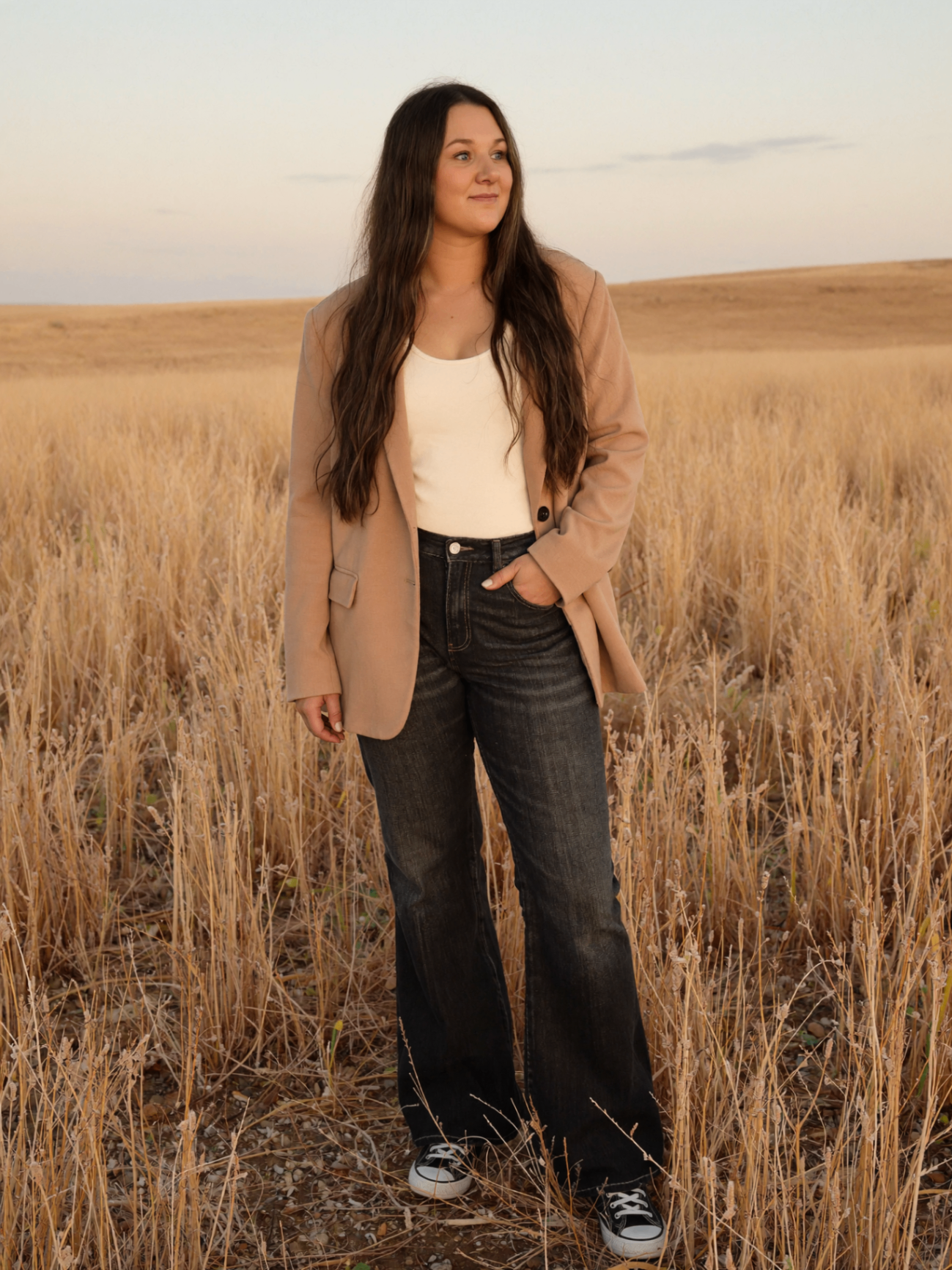 Soft golden hour portrait